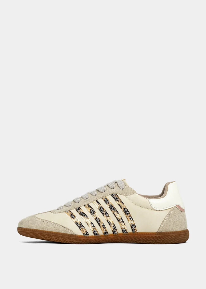 shu shop beige leopard print stevie sneakers third