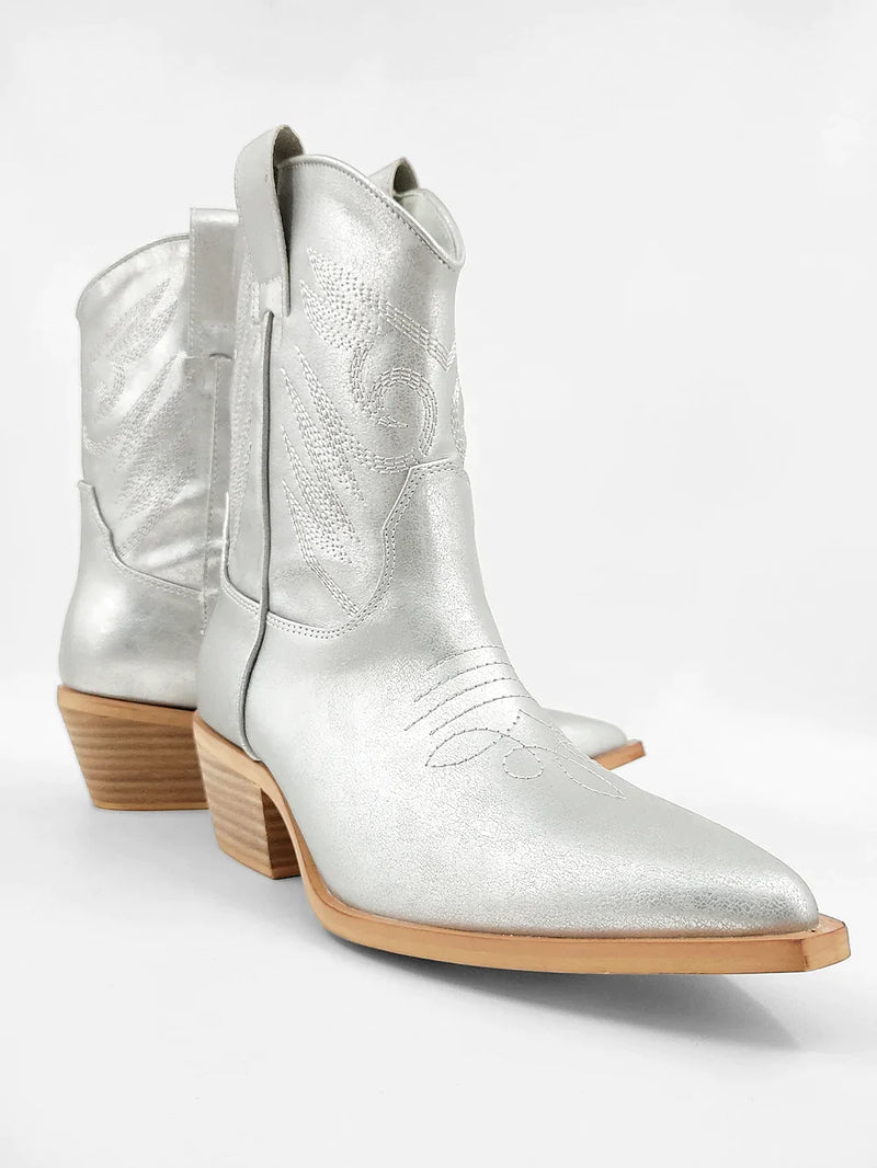 shu shop zahara silver western boots