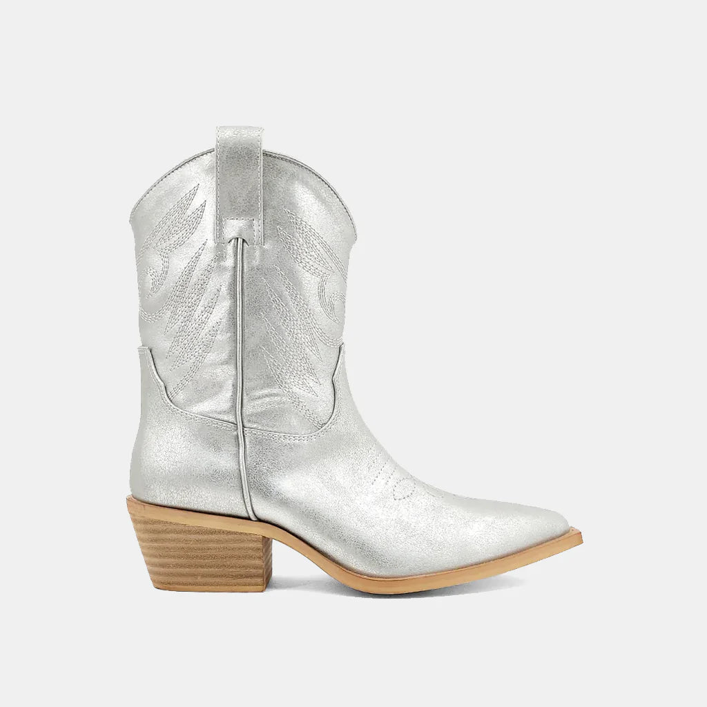 shu shop zahara silver western boots