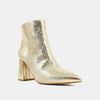 Shu Shop Veronica gold foiled ankle boots