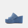 Shu shop Ilaria denim platform wedge sandals