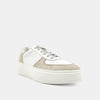 Shu shop white and taupe shirley platform sneakers