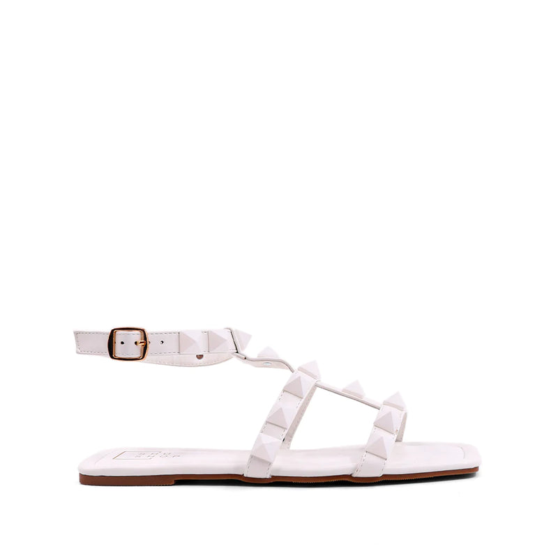 shu shop white studded sandals