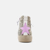 shu shop pearl glitter hi top sneaker