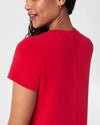 spanx airessentials red maxi dress