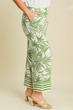 Palm Tree Paradise Cream Pants
