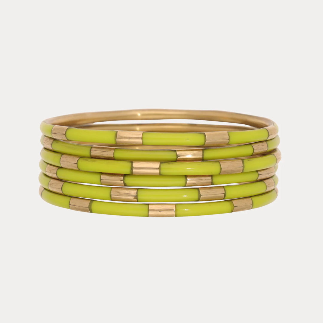 Budha Girl wasabi veda bangle bracelets