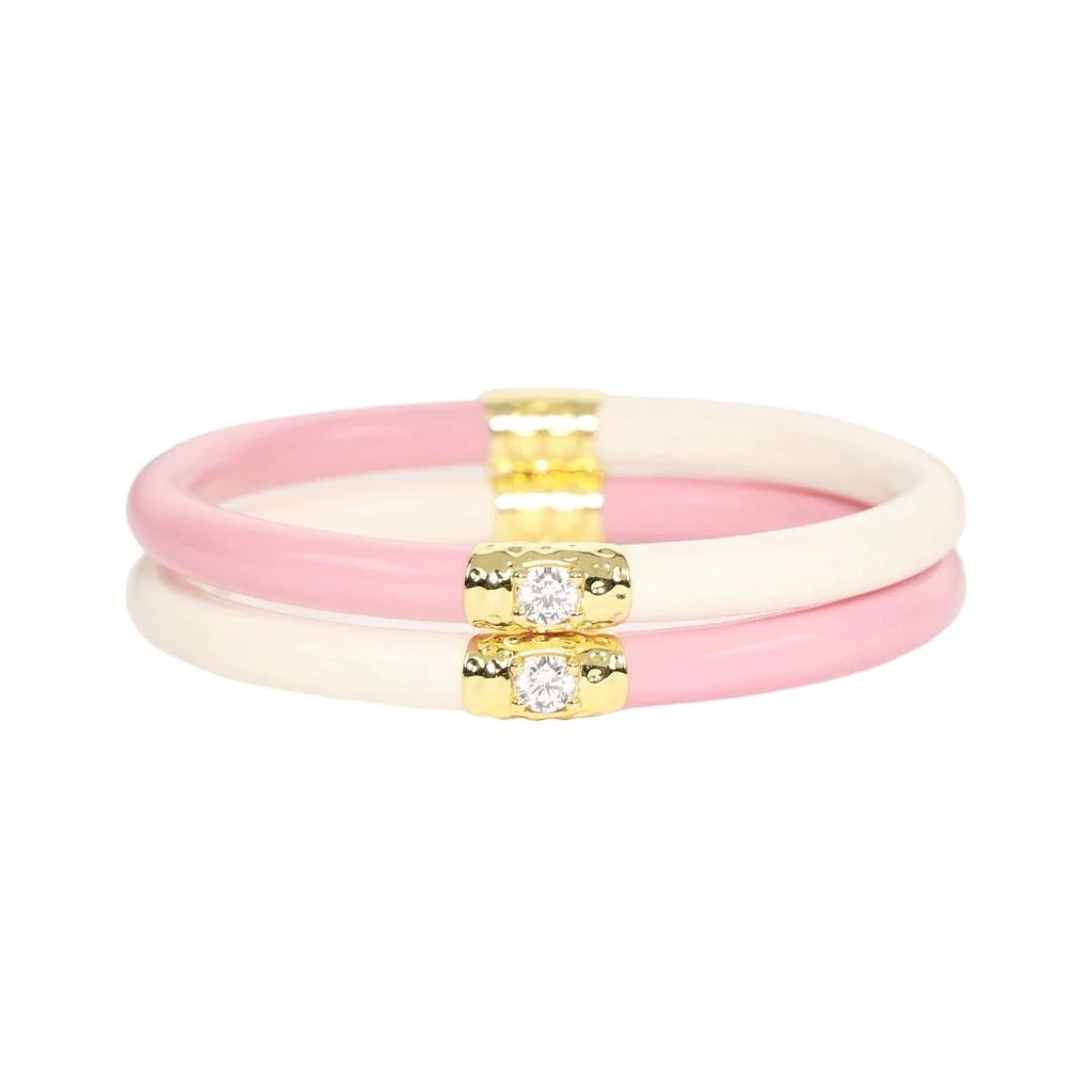 budha girl yin yang pink bracelets