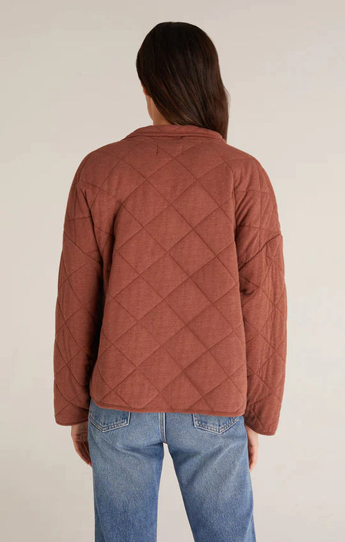 Z Supply Maya whisky color Quilted jacket