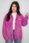 pink orchid corduroy jacket