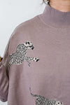 Animal Print Safari Mocha Sweater