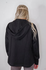 rae mode athleisure hoodie jacket black