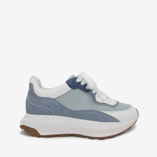 Blazer Denim Blue Platform Sneakers