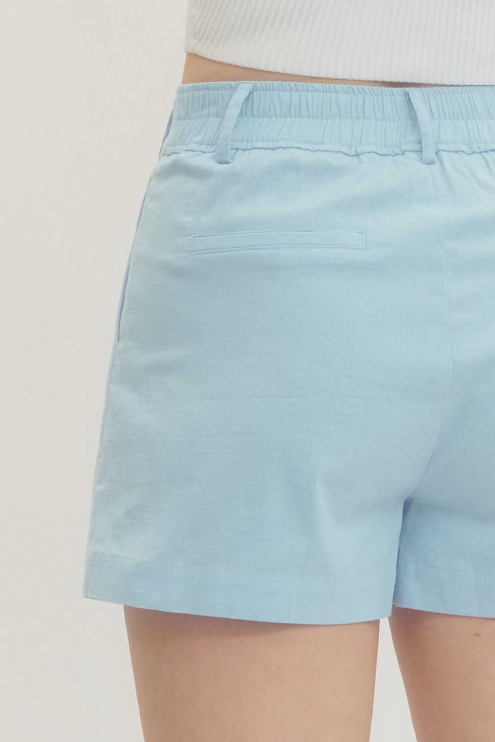 Harbor Stroll Light Blue Shorts