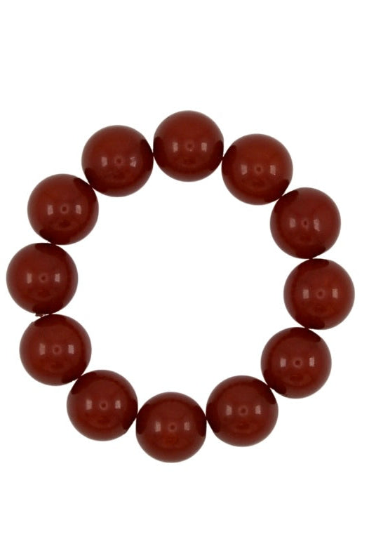brown beaded bracelet