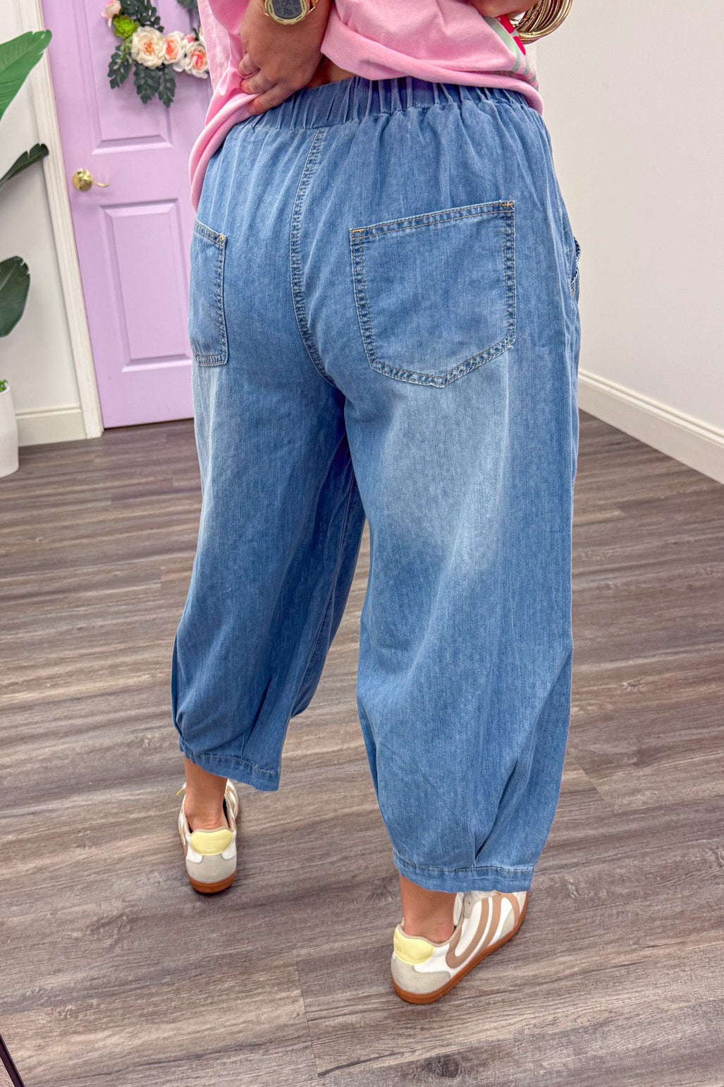 Carefree Vibes Blue Denim Pants