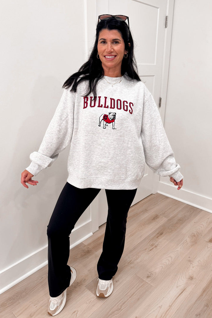 charlie southern bulldogs mock neck sweatshirt collegiate 