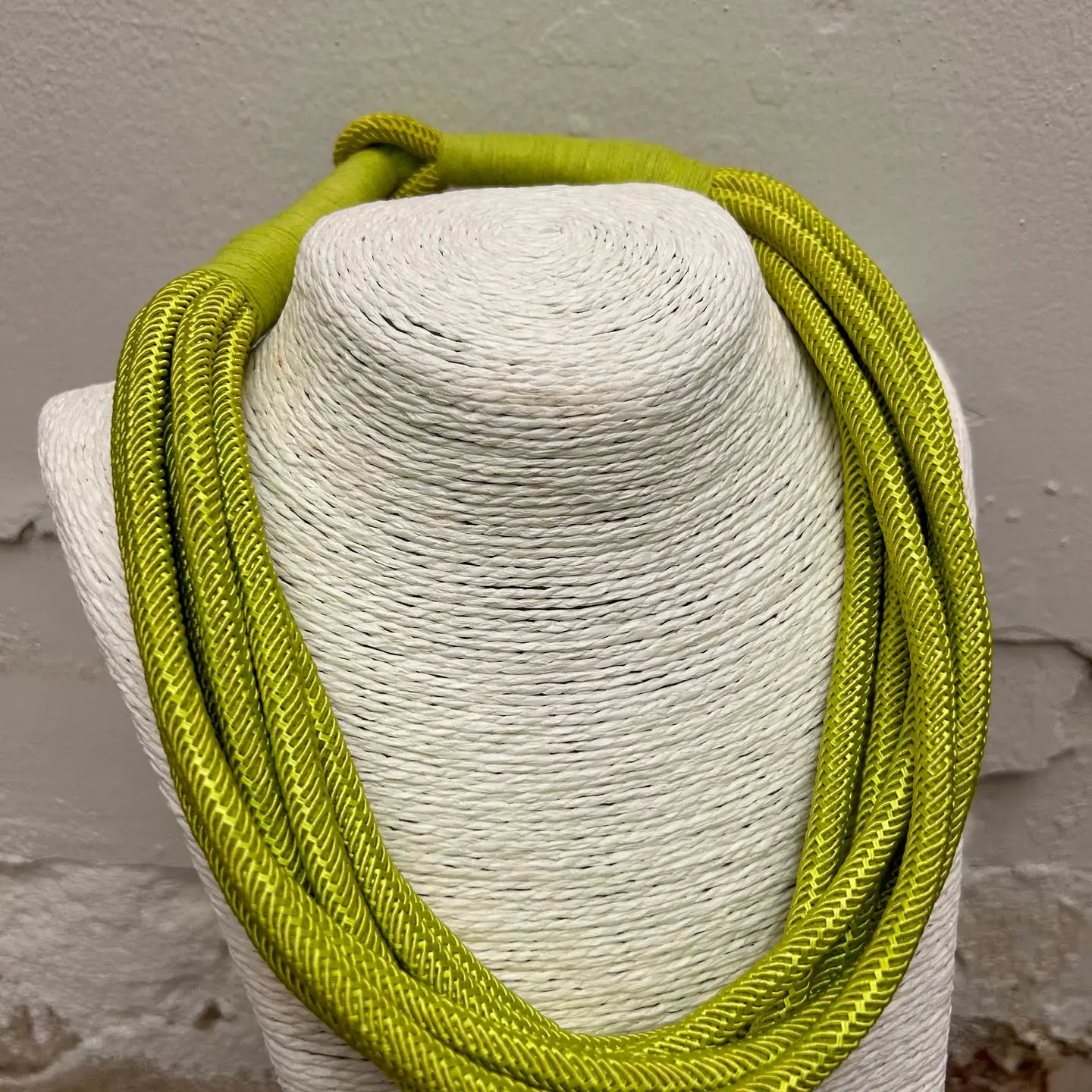 Slub Rope Rope Slub Necklace Chartreuse Green – Purple Door Boutique