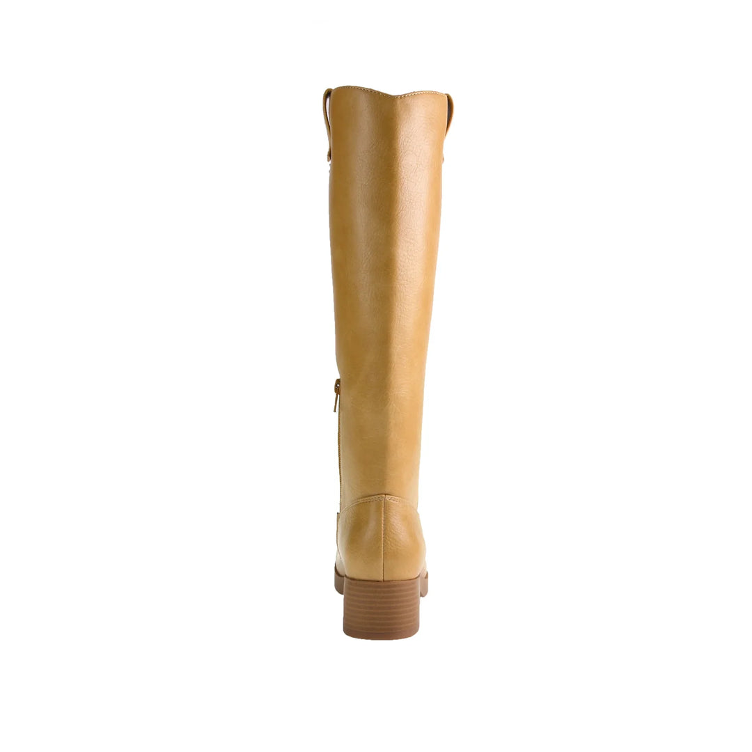 Chinese dirty laundry yurie camel tall boot