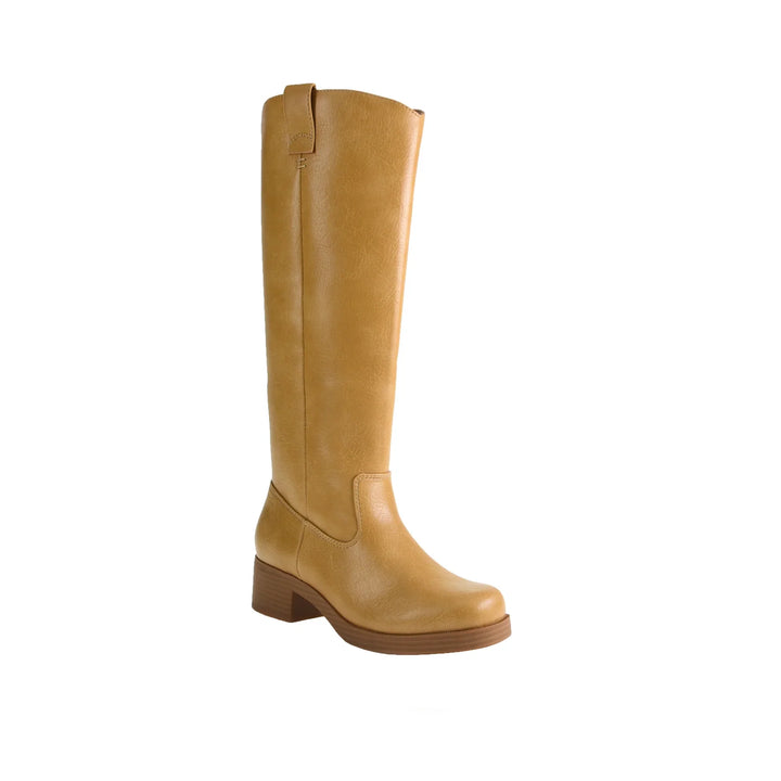 Chinese dirty laundry yurie camel tall boot