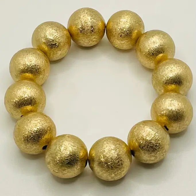 chunky big ball beaded bracelet