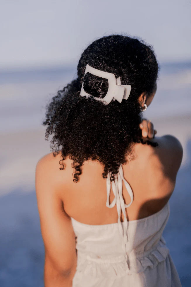 teleties flat square hair claw clip