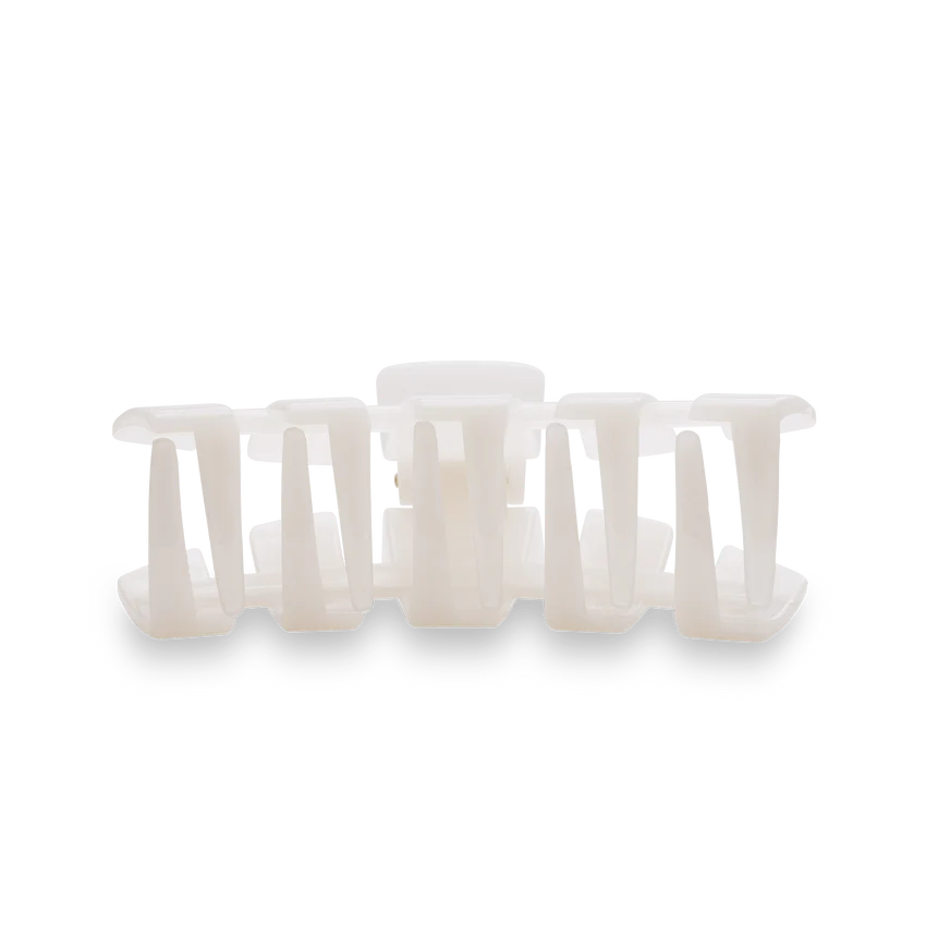 teleties coocnut white hair clip