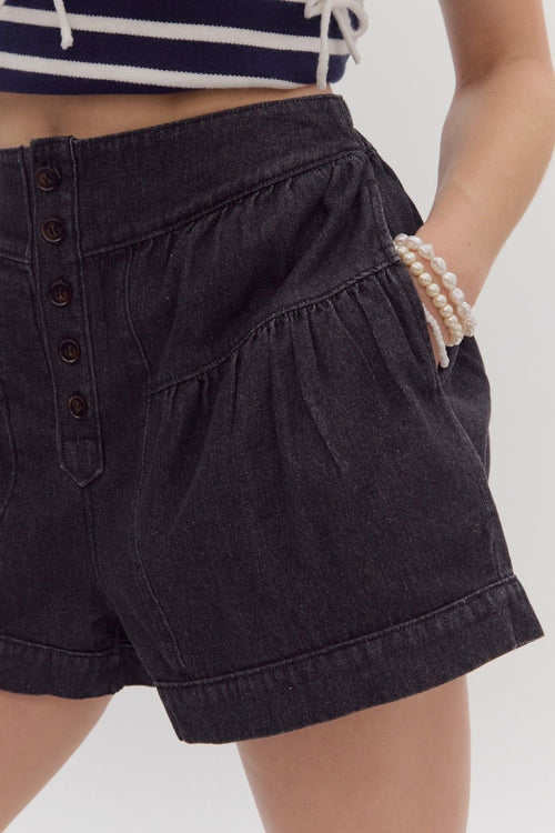 Entro - High Waisted Shorts