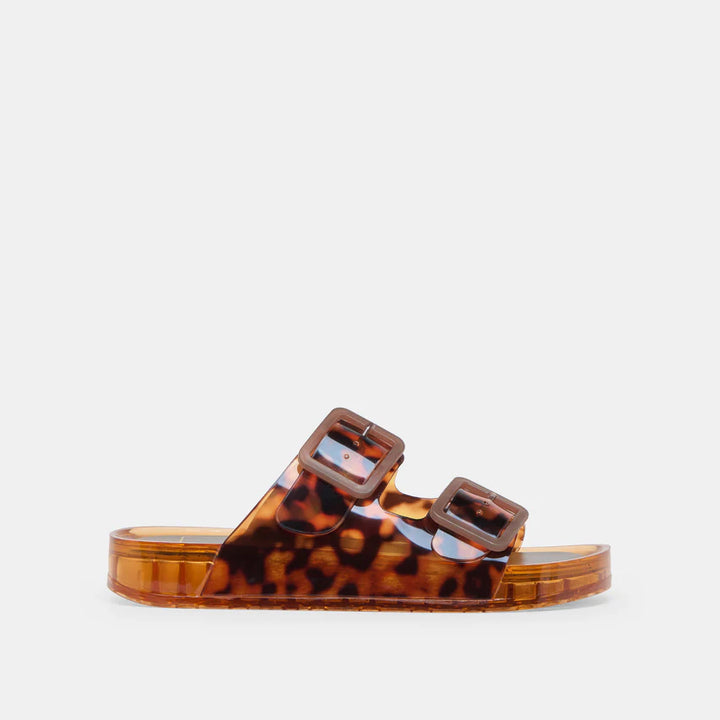 dolce vita julio slide sandals tortoise 