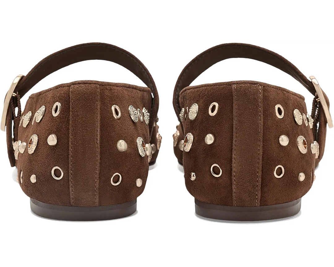 dolce vita mella brown ballet flats fall attire