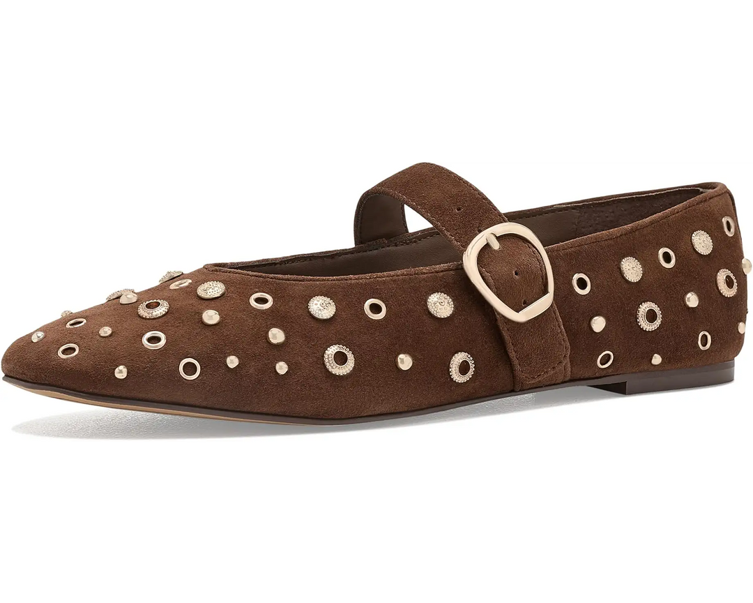 dolce vita mella brown ballet flats