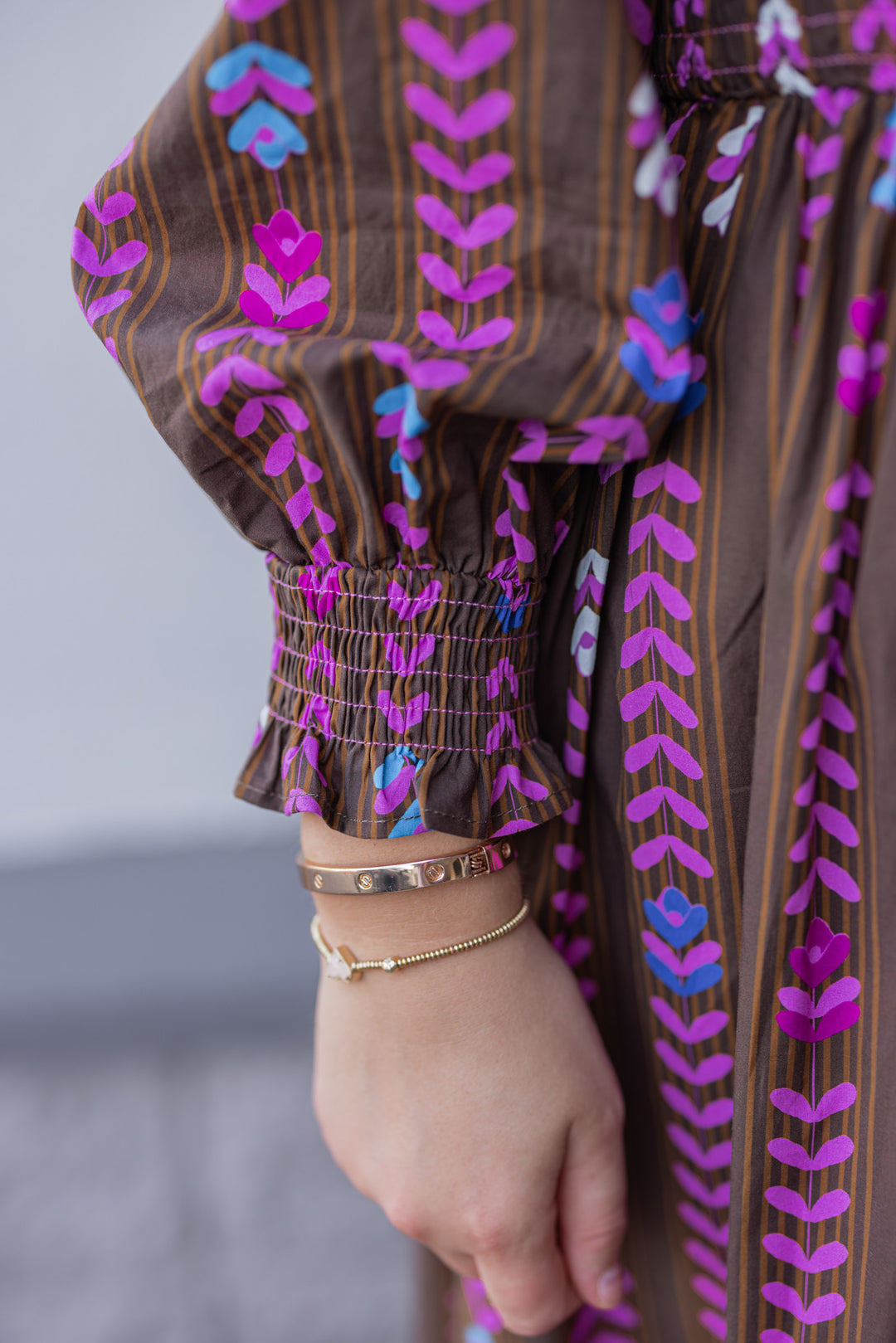 Umgee Brown And Pink Petal Print Midi Dress Purple Door Boutique Umgee Brown And Pink Petal Print Midi Dress Purple Door Boutique