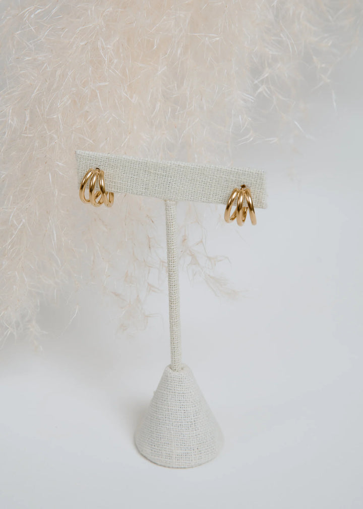 vincent huggie earrings