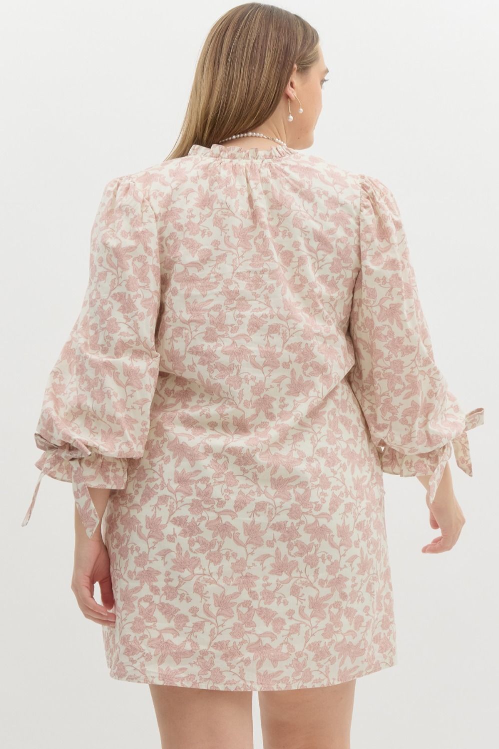 entro plus size floral easter dresses pink mauve