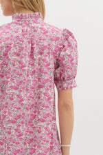 New BFF Pink Floral Dress