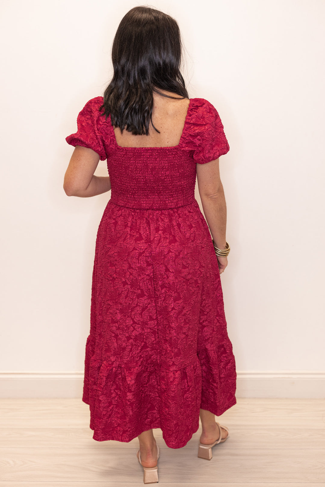 holiday jacquard dress Holiday In Saint Petersburg Floral Jacquard Mini Dress