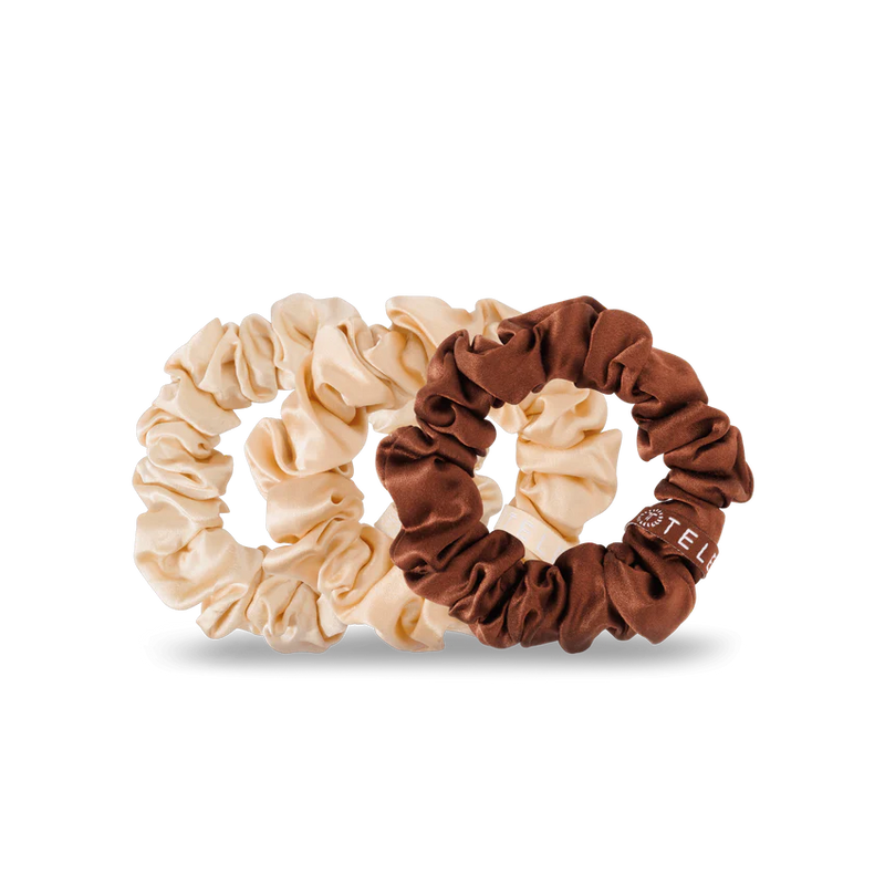 satin scrunchie teleties