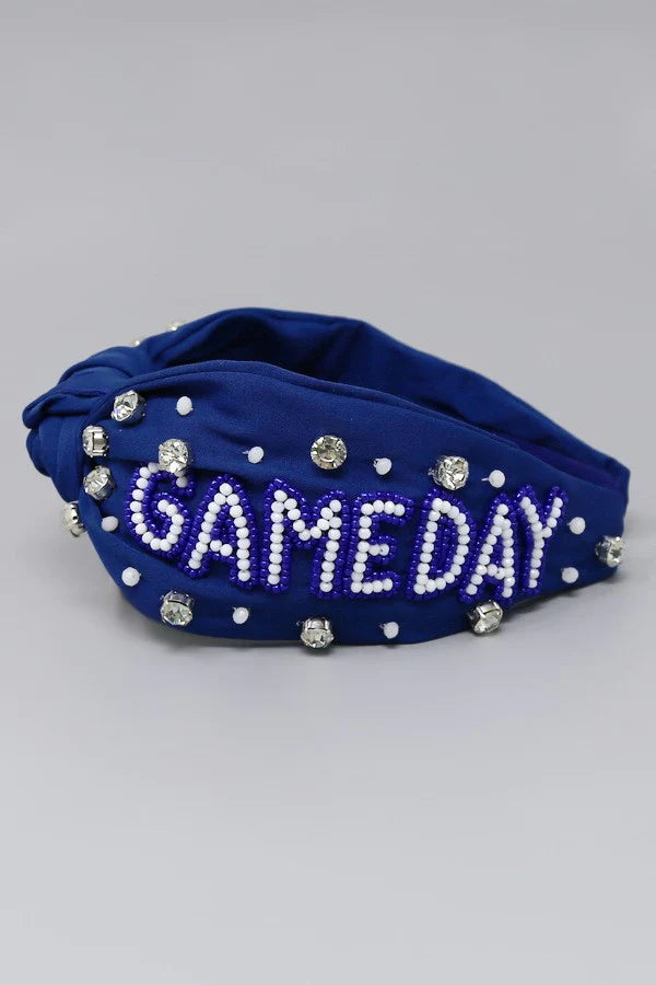 gameday blue headband