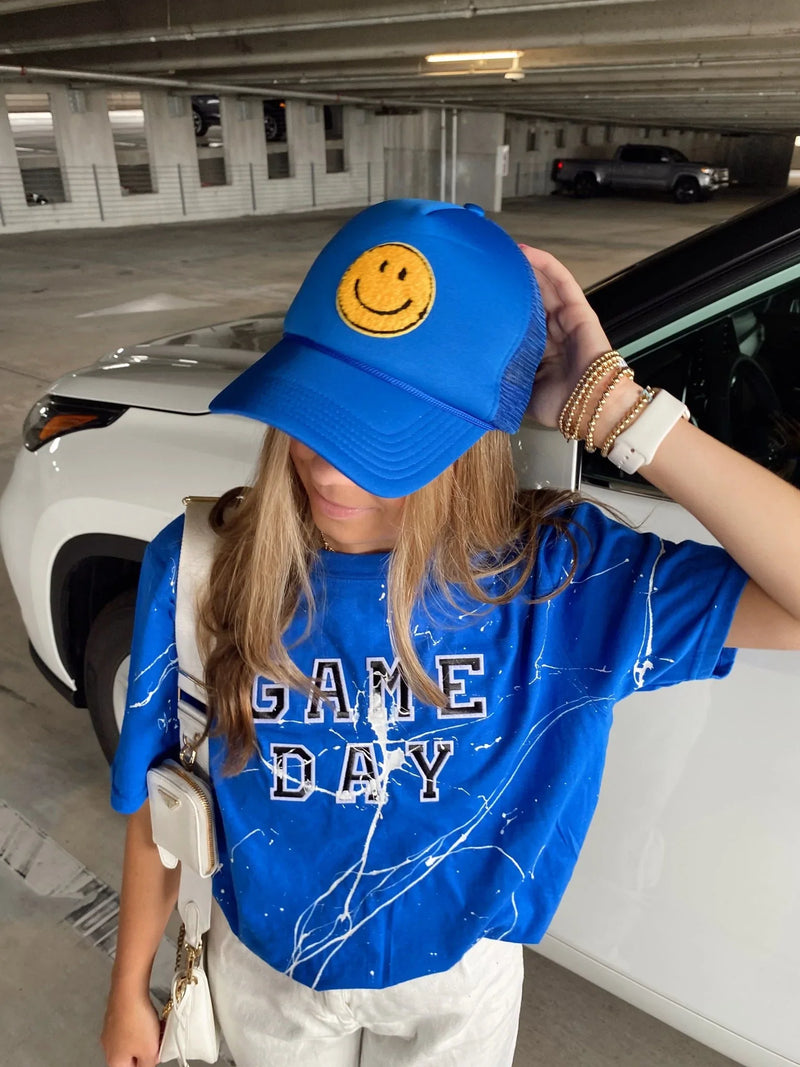Blue Game day t shirt