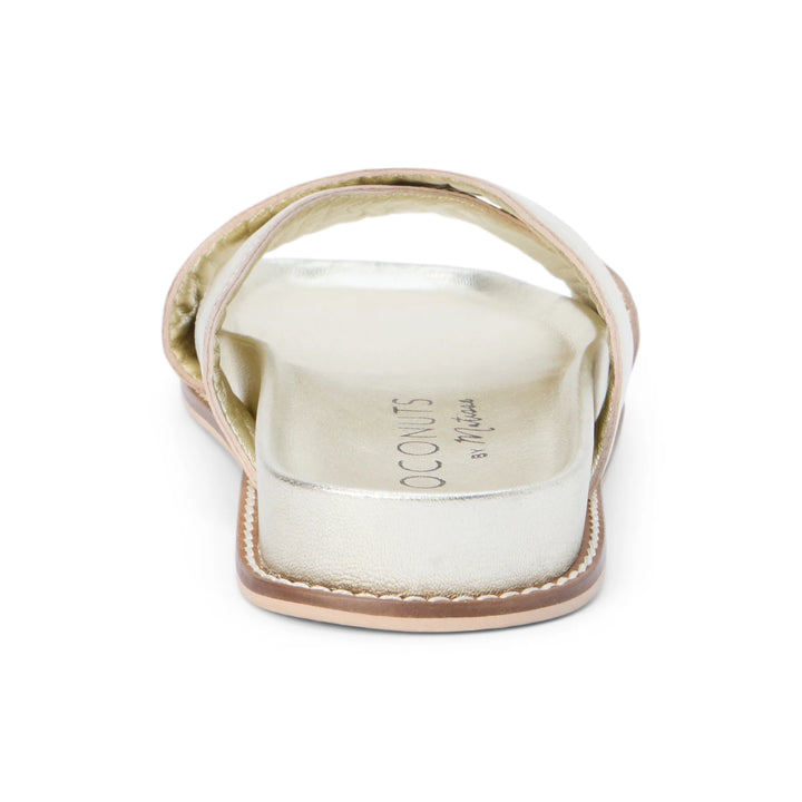 matisse hannah gold slides side