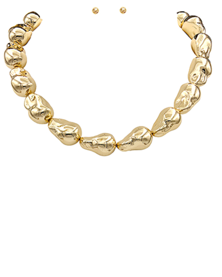 gold nugget necklace