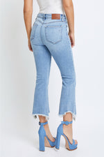 hidden jeans cropped flare 25" inseam