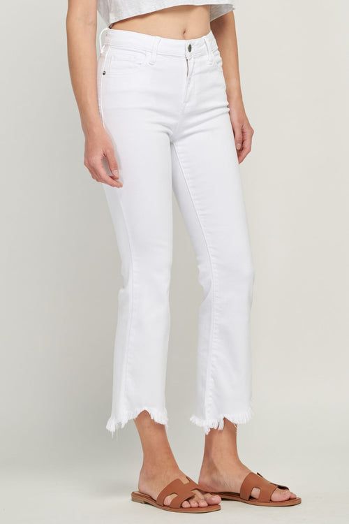 hidden jeans white happi cropped flare