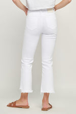 hidden jeans white happi cropped flare