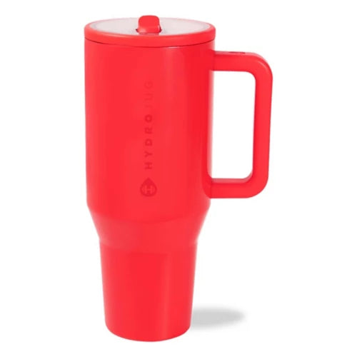HydroJug Red Shine 32 oz travel tumbler