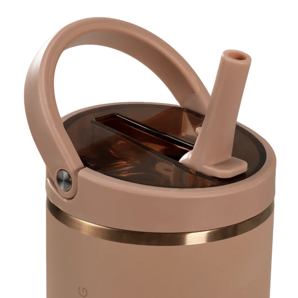 32oz Caramel Hydrojug Sport lid view