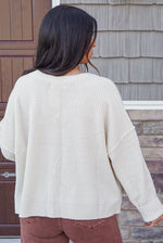 Stylish Perfection Ivory Cropped Sweater