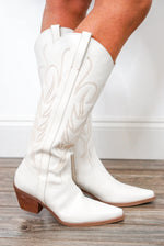 matisse agency white western boots