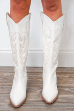 matisse agency white western boots