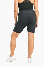 mono b biker shorts black